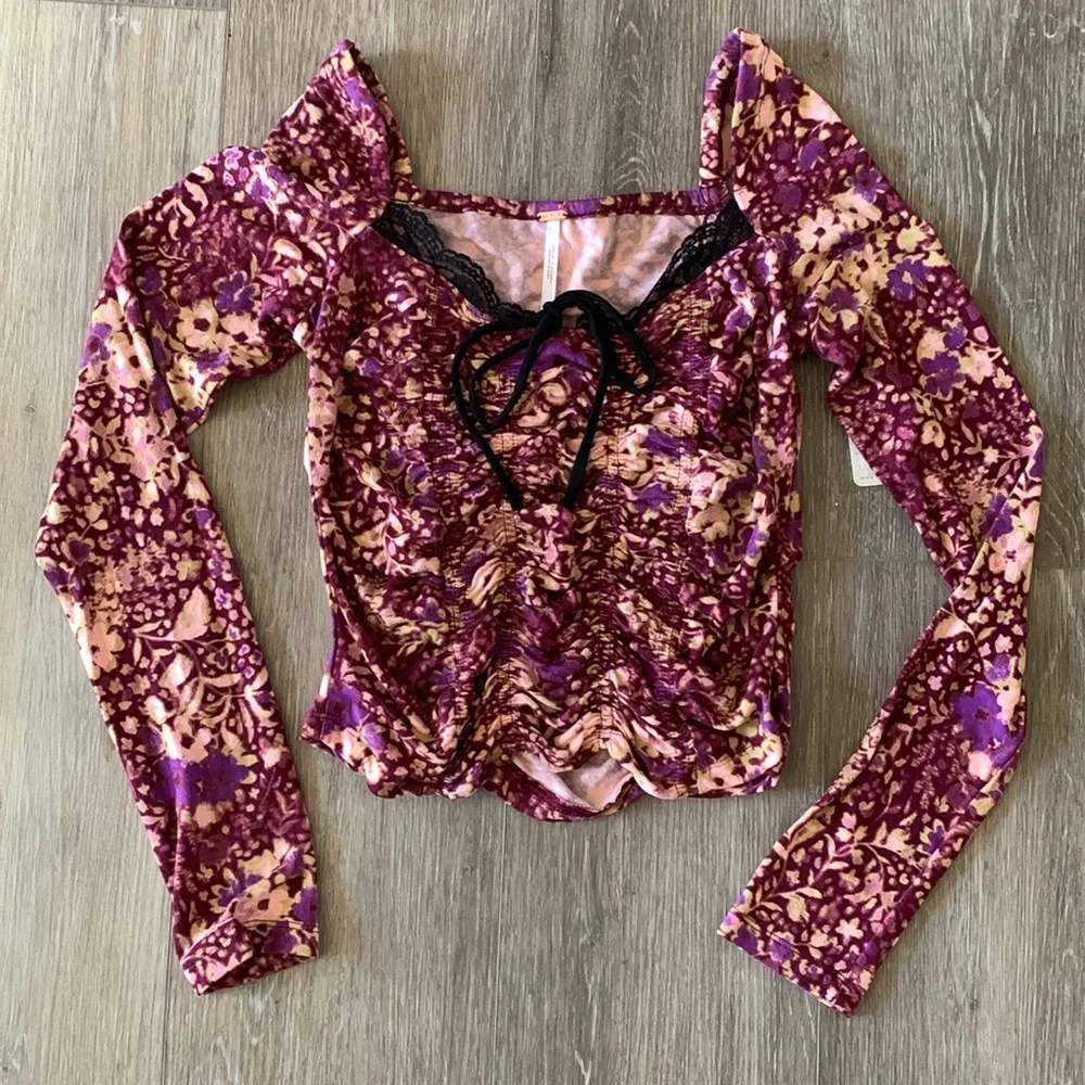 FREE PEOPLE Layer It On Me Long Sleeve Top NWT